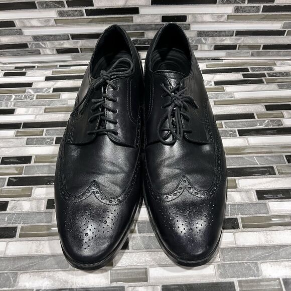 Cole Haan Grand OS C23793 Jefferson Leather Black‎ Wingtip Shoes Mens Size 13 M main image 15